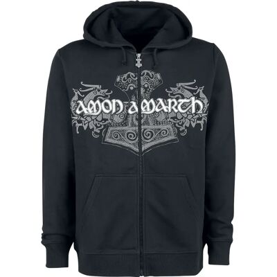 Amon Amarth Thorhammer Zip-Hoodie - Sweatshirt Amon Amarth Thorhammer Zip-Hoodie - Sweatshirt