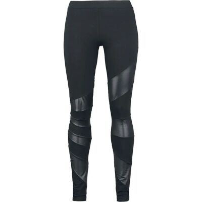 Black Premium by EMP - Nærbøyde høytaljede svarte leggings - Streetwear Black Premium by EMP - Nærbøyde høytaljede svarte leggings - Streetwear