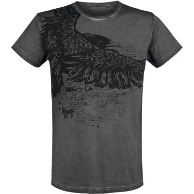 Black Premium Rebel Soul T-skjorte med korte ermer - Menn Black Premium Rebel Soul T-skjorte med korte ermer - Menn