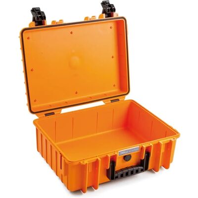 Valise extérieure B&W Type 5000 - Résistante aux chocs, Étanche, Orange - Publicité Valise extérieure B&W Type 5000 - Résistante aux chocs, Étanche, Orange - Publicité