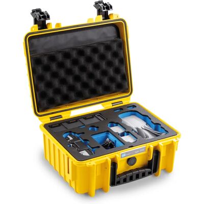 Carcasă pentru Drone B&W 3000 Galbenă - Geantă de Transport pentru Drone Carcasă pentru Drone B&W 3000 Galbenă - Geantă de Transport pentru Drone