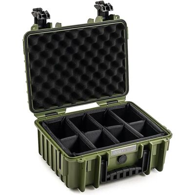 B&W International B&W Outdoor Case Type 3000 - Impactbestendig, Waterdicht, Groen B&W International B&W Outdoor Case Type 3000 - Impactbestendig, Waterdicht, Groen