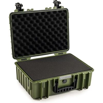 B&W International Outdoor Case Type 5000 - Impactbestendig, Waterdicht, Groen B&W International Outdoor Case Type 5000 - Impactbestendig, Waterdicht, Groen