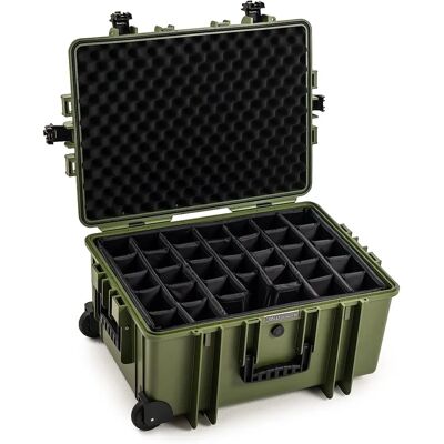 Étui extérieur B&W 6800 - Résistant aux chocs, Imperméable, Vert Étui extérieur B&W 6800 - Résistant aux chocs, Imperméable, Vert