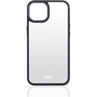 Fun 20718 Telefoonhoesje - iPhone 15 Plus, 17 cm, Zwart, Grijs Fun 20718 Telefoonhoesje - iPhone 15 Plus, 17 cm, Zwart, Grijs