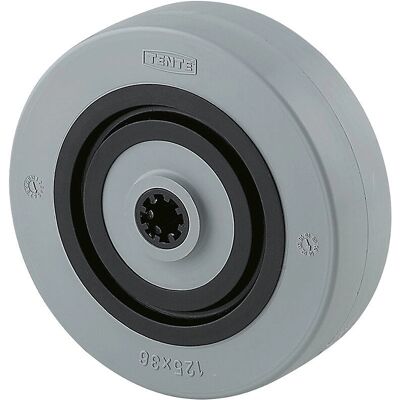 TENTE Graues Polyamidrad - Gorgenschraublager - 100x36mm - Räder TENTE Graues Polyamidrad - Gorgenschraublager - 100x36mm - Räder