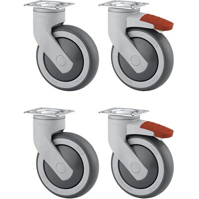 TENTE Kunststoffrollen - 75x25mm, 4 Stück TENTE Kunststoffrollen - 75x25mm, 4 Stück