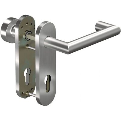 Ogro Ensemble Poignées de Porte - Protection incendie, 38-63mm, Aluminium - Publicité Ogro Ensemble Poignées de Porte - Protection incendie, 38-63mm, Aluminium - Publicité