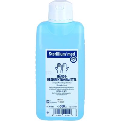 Paul Hartmann AG Sterillium med Lösung 500 ml - Händedesinfektion Paul Hartmann AG Sterillium med Lösung 500 ml - Händedesinfektion