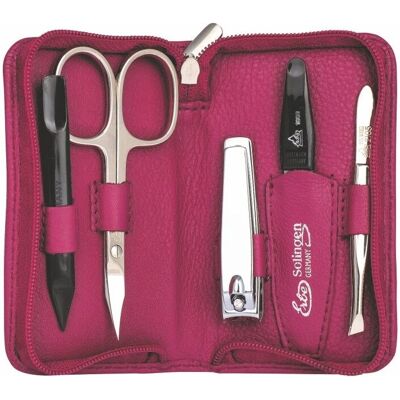 ERBE Lederen Manicure Set met Rits - 5 stuks ERBE Lederen Manicure Set met Rits - 5 stuks