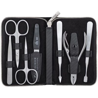 ERBE Leder-Maniküre-Etui - 7-tlg, Schwarz, Kompakt ERBE Leder-Maniküre-Etui - 7-tlg, Schwarz, Kompakt