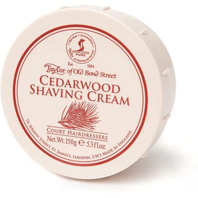 Crème de rasage Cedarwood de Taylor of old Bond Street - Soins homme Crème de rasage Cedarwood de Taylor of old Bond Street - Soins homme