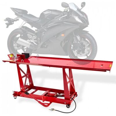 Dema - MotoLift 2770 - 2770mm - 450kg pneumatique - Motorcycle Lift - Publicité Dema - MotoLift 2770 - 2770mm - 450kg pneumatique - Motorcycle Lift - Publicité