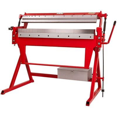 Dema - Plieuse à tôle 1,5 x 1050 - Pliage 0 à 150° - Fixation au sol possible - Sheet metal brake - Publicité Dema - Plieuse à tôle 1,5 x 1050 - Pliage 0 à 150° - Fixation au sol possible - Sheet metal brake - Publicité