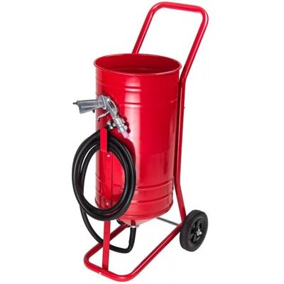 Dema - Sableuse pro sur roulettes 30 L - Publicité Dema - Sableuse pro sur roulettes 30 L - Publicité