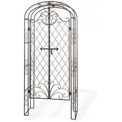 Dema Arche - Porte de jardin romantique aspect ancien - Garden arch - Publicité Dema Arche - Porte de jardin romantique aspect ancien - Garden arch - Publicité