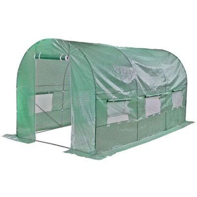 Dema - Serre tunnel de jardin - 9 m² - Greenhouse - Publicité Dema - Serre tunnel de jardin - 9 m² - Greenhouse - Publicité