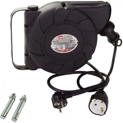 Dema - Enrouleur auto - H05VV-F 3G 3x1.5mm² - Cable reel - Publicité Dema - Enrouleur auto - H05VV-F 3G 3x1.5mm² - Cable reel - Publicité