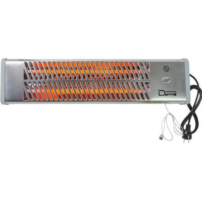 Dema Radiateur à quartz - Chauffage - 1200 watt - Silencieux - Publicité Dema Radiateur à quartz - Chauffage - 1200 watt - Silencieux - Publicité