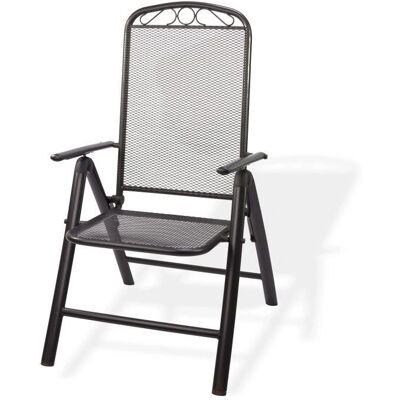 Dema - Chicago - Métal maillé - Dossier inclinable - Chair - Publicité Dema - Chicago - Métal maillé - Dossier inclinable - Chair - Publicité
