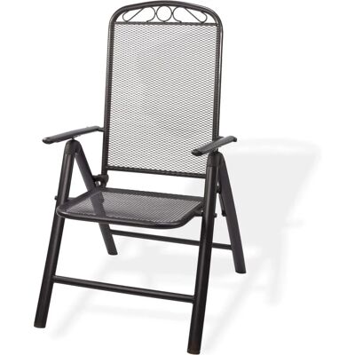 Dema - Chicago - Métal maillé - Dossier inclinable - Chair - Publicité Dema - Chicago - Métal maillé - Dossier inclinable - Chair - Publicité