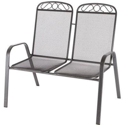 Dema - Virginia - maillage métallique - double - Banc de jardin - Publicité Dema - Virginia - maillage métallique - double - Banc de jardin - Publicité