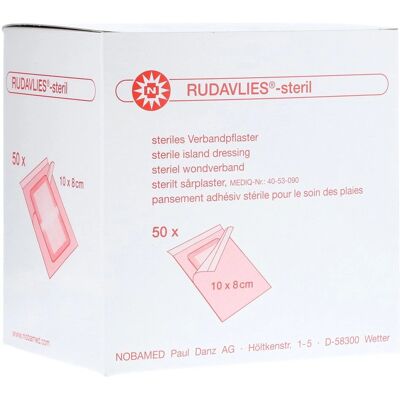 Noba Rudavlies Bandage - Stérile 8x10cm, Facile à Utiliser - Publicité Noba Rudavlies Bandage - Stérile 8x10cm, Facile à Utiliser - Publicité