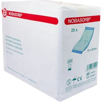 NOBASORB Modèle - Compresses absorbantes non stériles - 25 pcs - Publicité NOBASORB Modèle - Compresses absorbantes non stériles - 25 pcs - Publicité
