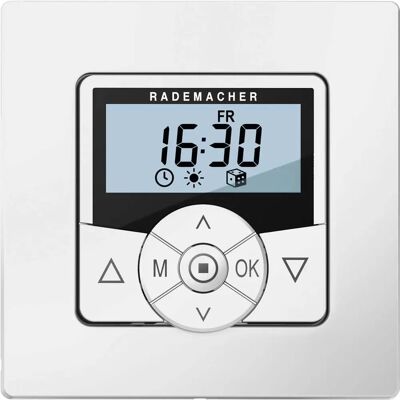 Rademacher - Troll Comfort 3D Ultraweiss - Ultra Bianco - 3-Fili - Interruttore timer Rademacher - Troll Comfort 3D Ultraweiss - Ultra Bianco - 3-Fili - Interruttore timer