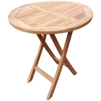 DEVRIES Woodie Beistelltisch rund Teak - Beistelltisch DEVRIES Woodie Beistelltisch rund Teak - Beistelltisch