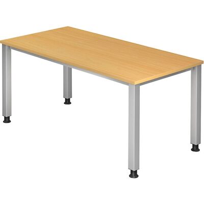 HAMMERBACHER Bureau - Verstelbaar in hoogte, FSC, 160x80cm HAMMERBACHER Bureau - Verstelbaar in hoogte, FSC, 160x80cm