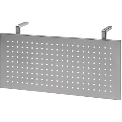 Panneau perforé en aluminium blanc Kaiserkraft pour coin de 90° - Protections d'écran de bureau Panneau perforé en aluminium blanc Kaiserkraft pour coin de 90° - Protections d'écran de bureau