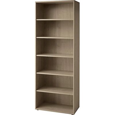 Eurokraft pro ANNY - Étagère de bureau, 5 tablettes fixes, gris clair - Rangement de bureau Eurokraft pro ANNY - Étagère de bureau, 5 tablettes fixes, gris clair - Rangement de bureau