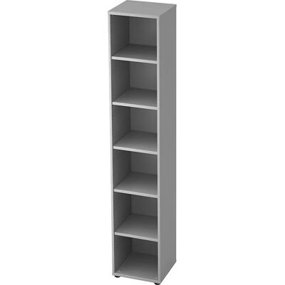 Eurokraft pro ANNY - Étagère de bureau - Gris clair - 5 étagères Eurokraft pro ANNY - Étagère de bureau - Gris clair - 5 étagères