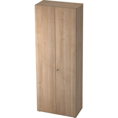 Eurokraft Pro Kleiderschrank - Dekor Nussbaum - 2 Regale, 1 Stange Eurokraft Pro Kleiderschrank - Dekor Nussbaum - 2 Regale, 1 Stange
