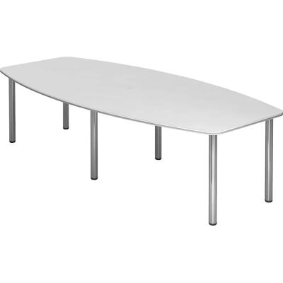 Hammerbacher Konferenztisch KT28C Weiß - Höhenverstellbar Hammerbacher Konferenztisch KT28C Weiß - Höhenverstellbar