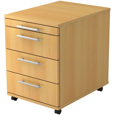 hjh OFFICE PRO BARI 1606 RE - Armoire de rangement - 3 tiroirs - Hêtre - Publicité hjh OFFICE PRO BARI 1606 RE - Armoire de rangement - 3 tiroirs - Hêtre - Publicité