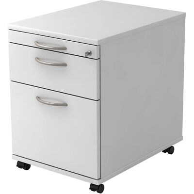 hjh OFFICE PRO SIGNA AC20 - Weiß 3-Schubladen Mobiler Stauraum - Büromöbel hjh OFFICE PRO SIGNA AC20 - Weiß 3-Schubladen Mobiler Stauraum - Büromöbel