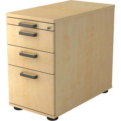 hjh OFFICE PRO SIGNA SC40 Armoire de rangement - Hêtre avec serrure et roulettes - Publicité hjh OFFICE PRO SIGNA SC40 Armoire de rangement - Hêtre avec serrure et roulettes - Publicité