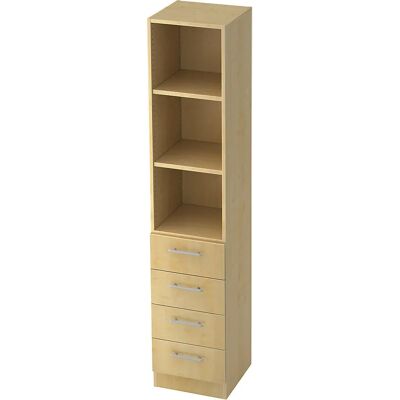 hjh OFFICE PRO SIGNA G 7600 RE - Érable - 4 tiroirs - Armoire de rangement - Publicité hjh OFFICE PRO SIGNA G 7600 RE - Érable - 4 tiroirs - Armoire de rangement - Publicité
