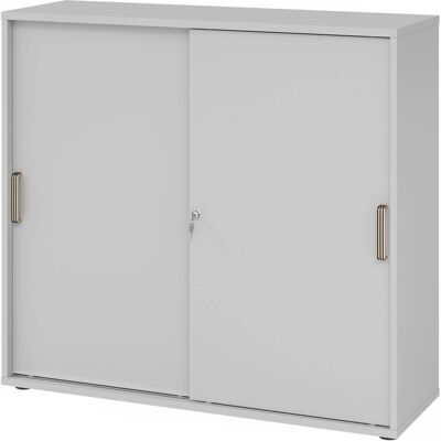 HAMMERBACHER Stauraumschrank V1753S/5/5/SG - 2 verstellbare Regale HAMMERBACHER Stauraumschrank V1753S/5/5/SG - 2 verstellbare Regale