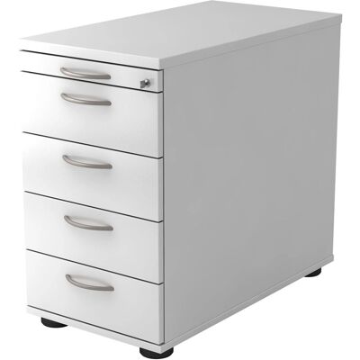 hjh OFFICE PRO SIGNA SC50 BM - Weißer Holz 4-Schubladen Schrank hjh OFFICE PRO SIGNA SC50 BM - Weißer Holz 4-Schubladen Schrank