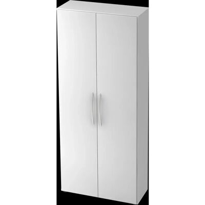 Hammerbacher Weißer Aktenschrank, 4 Fachböden, 80x33x188cm Hammerbacher Weißer Aktenschrank, 4 Fachböden, 80x33x188cm