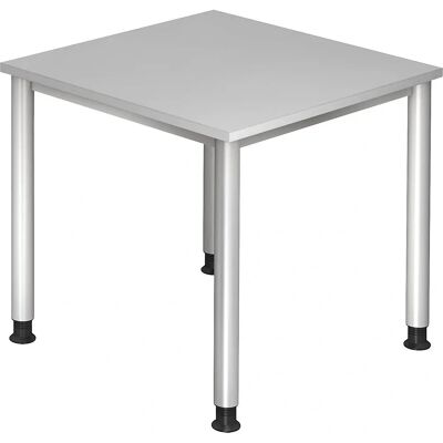 Hammerbacher Höhenverstellbarer Schreibtisch - Lichtgrau - Büromöbel Hammerbacher Höhenverstellbarer Schreibtisch - Lichtgrau - Büromöbel