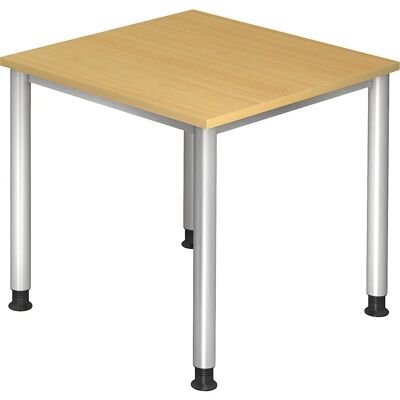 Kaiserkraft Schreibtisch - Höhenverstellbar, FSC-zertifiziert, Quadrat - Büromöbel Kaiserkraft Schreibtisch - Höhenverstellbar, FSC-zertifiziert, Quadrat - Büromöbel