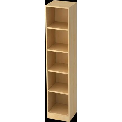 Étagère à dossiers HAMMERBACHER Unni SE1 - 40,6x40x200.4 cm Noyer - Publicité Étagère à dossiers HAMMERBACHER Unni SE1 - 40,6x40x200.4 cm Noyer - Publicité