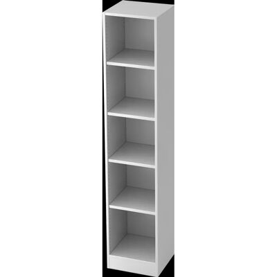 Armoire à dossiers Hammerbacher 6040 - Blanc - Supporte 5 rangées - Publicité Armoire à dossiers Hammerbacher 6040 - Blanc - Supporte 5 rangées - Publicité