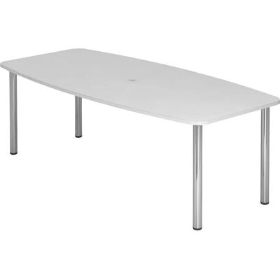 Hammerbacher Conferentietafel KT22C Lichtgrijs - Vergadertafel Hammerbacher Conferentietafel KT22C Lichtgrijs - Vergadertafel