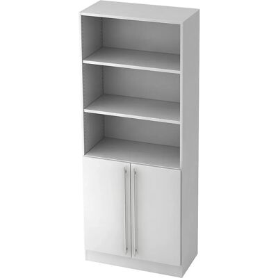 Armadio di stoccaggio Hammerbacher - 3 mensole regolabili, Bianco Armadio di stoccaggio Hammerbacher - 3 mensole regolabili, Bianco
