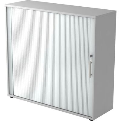 hjh OFFICE PRO 1733S - Grauer Schrank mit platzsparenden Rollläden hjh OFFICE PRO 1733S - Grauer Schrank mit platzsparenden Rollläden